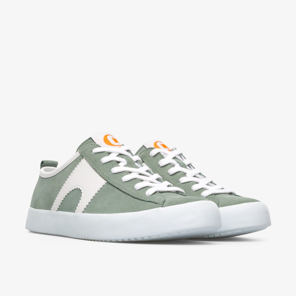 Camper Imar White/Green - Camper Women's Sneakers ||4603-CJHKL||